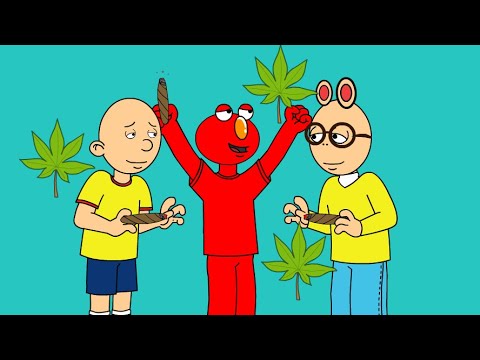 Caillou Elmo And Arthur Overdose On Weed Arrested Grounded