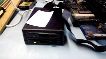 Trump card and Dual floppy drive set testing on a Sinclair QL