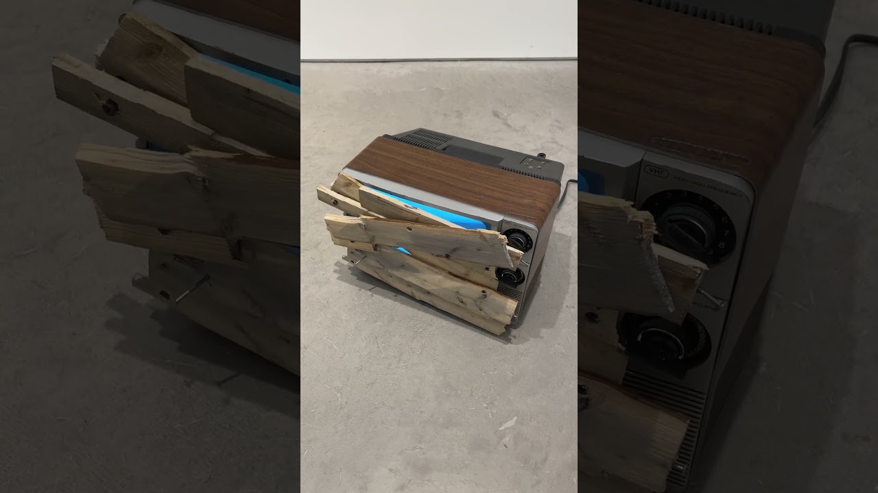 Pippa Garner : Boarded up TV, 1981/2024 | Matthew Brown