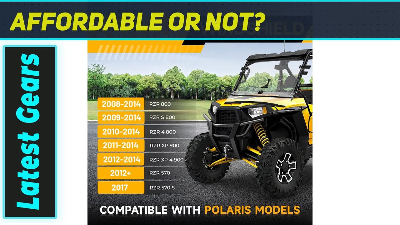 KUAFU RZR Windshield: A Game Changer for Polaris Riders?