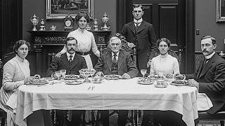 A 1902 Family Meal Captured in a Photo—When Enlarged, They Discovered a Dark Secret