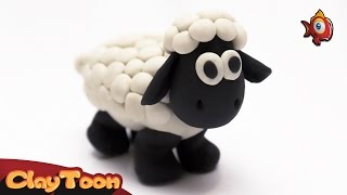 Sheep - Polymer clay tutorial | خروف - تشكيل صلصال
