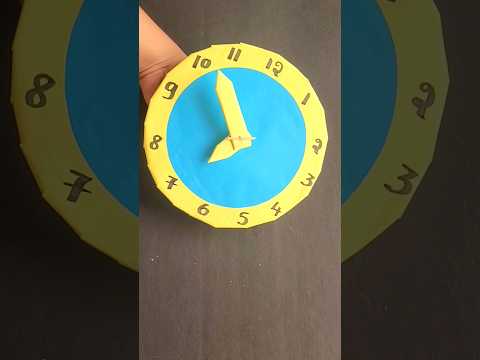 DIY | Handmade Paper Clock ⏰️ | Clock without Battery #shorts