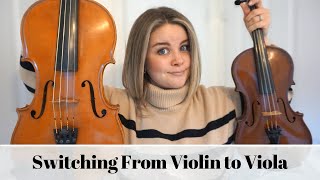 SWITCHING FROM VIOLIN TO VIOLA // What I wish I had known!