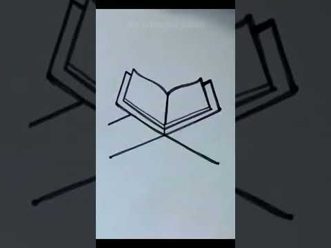 easy quran drawing/quran modhur o bani/#easydrawing/#satisfying/#viral/#shorts