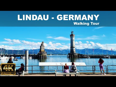 🇩🇪 LINDAU | BODENSEE | Germany | 4K Walking Video