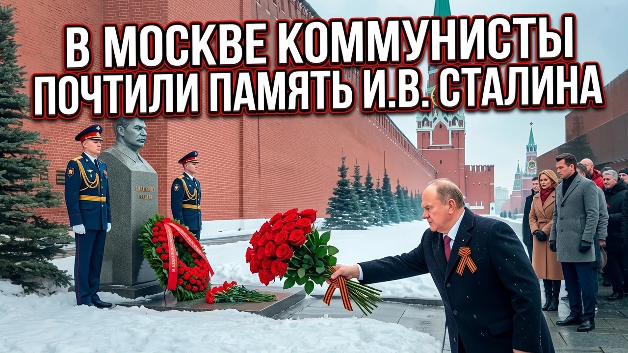 В Москве коммунисты почтили память И.В. Сталина
