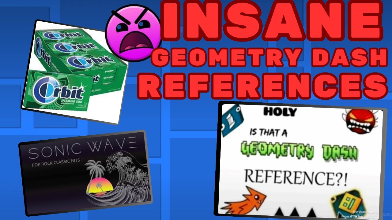 INSANE geometry dash REFERENCES