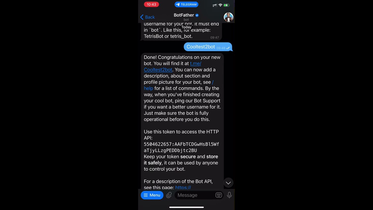  18 How To Get Telegram Bot Credentials Token And Chat ID In 30 Seconds