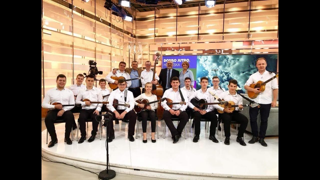 Gostovanje Tamburaškog orkestra Glazbene škole Dugo Selo u emisiji Dobro jutro, Hrvatska