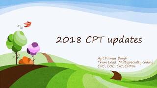 2018 CPT Updates