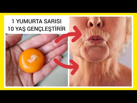 BİR YUMURTA SARISI İLE İNANILMAZ SONUÇ - İŞTE 10 YAŞ GENÇLEŞTİREN MASKE TARİFİ