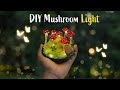 DIY Glowing Mushroom Lamp🍄✨| DIY Fairy Garden✨