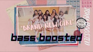 Brand New Girl - TWICE (Bass Boosted 🔊🎧) | Tony Boosted