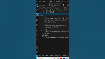 Mastering Tuples in Python 🚀 #shorts #trending #python #tuple #TupleTutorials