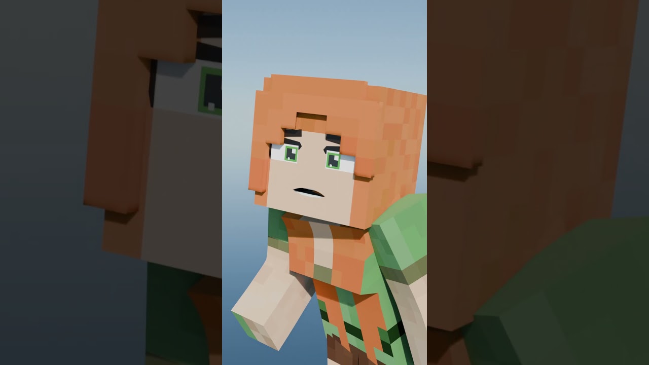 Alex vs Herobrine | Mitski Washing Machine #herobrine #alex #minecraftanimation