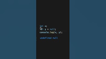 The difference between undefined and null in JavaScript!