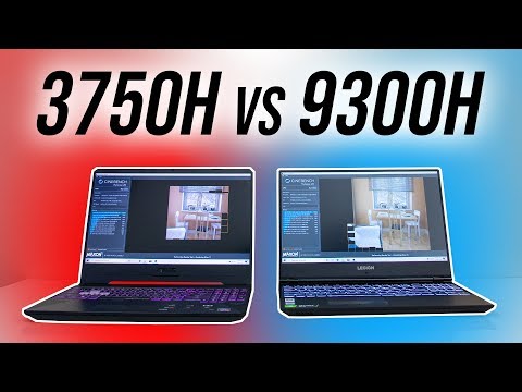 Intel i5-9300H vs Ryzen 7 3750H - Laptop CPU Comparison and Benchmarks