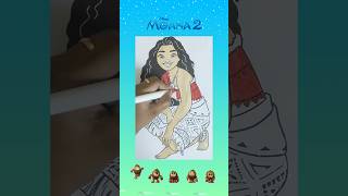 Color Moana and Friends A Fun Coloring Tutorial