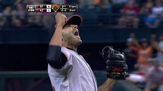 SF@ARI: Romo fans Hill to earn the save