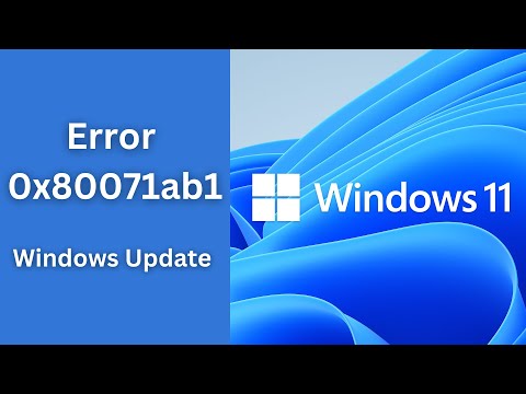 How to Fix Windows Update Error 0x80071ab1 in Windows 11