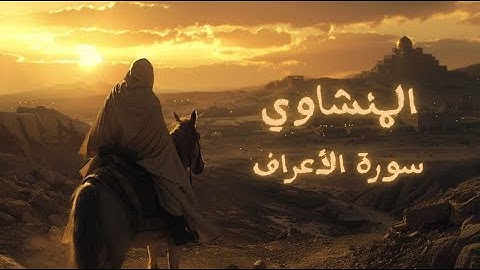 سورة الأعراف بدون صدي صوت | الشيخ محمد صديق المنشاوي رحمه الله