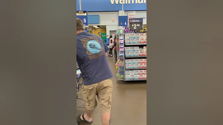 crazy Walmart shopper gets very upset about not ge...
