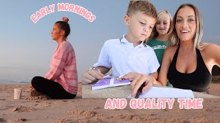 EARLY MORNINGS, LISTENING TO MY BODY & QUALITY TIME AS A FAM *AUSSIE MUM VLOGGER*