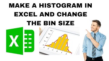 How to Make a Histogram in Excel and change the bin size ?