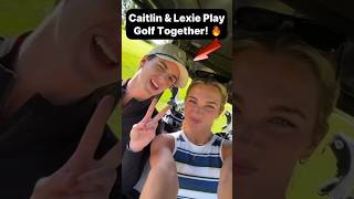 Caitlin Clark & Lexie Hull’s GOLF DAY Goes Viral! ⛳