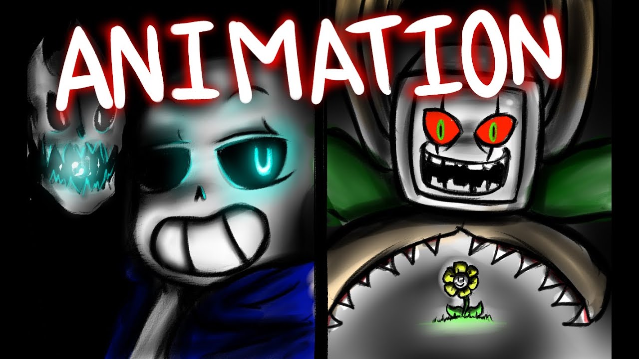 Sans Vs Flowey Fullbody Animation Undertale Youtube