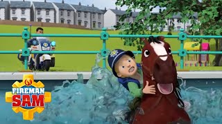Horse Trapped In Water Can Fireman Sam Save The Day? Fireman Sam Us Official Kids Cartoon