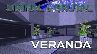 Abandoned shopping mall vibes from this liminal Doom map - VERANDA (UV) by Mercury191872