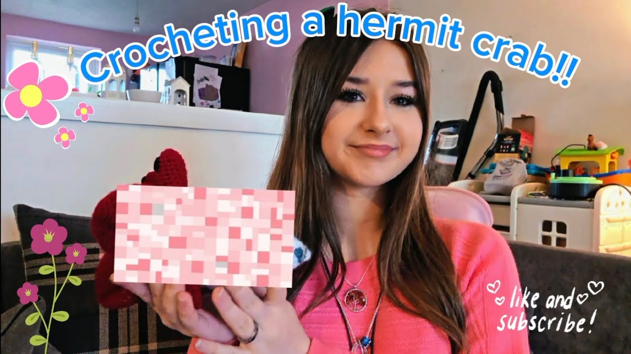 Crochet A Hermit Crab With Me!! (Patern Included!) 💙🧶