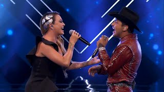 María José, Christian Nodal - Adelante Corazón (La Voz 2020) [En Vivo]