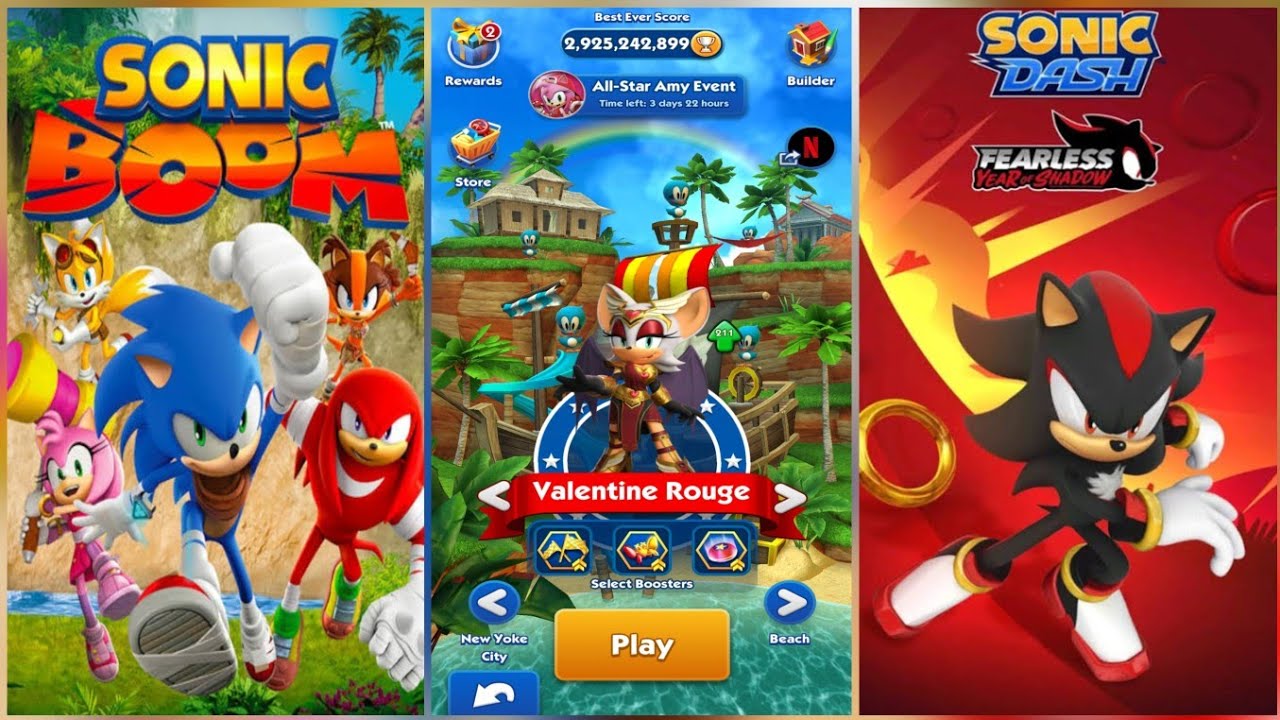 Sonic Boom 🆚 Sonic Prime Dash 🆚 Sonic Dash vs All Bosses Zazz Eggman ...
