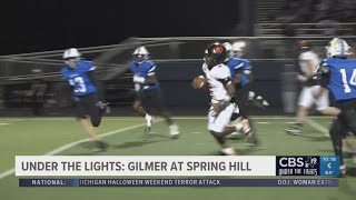Under the Lights: Gilmer jumps ahead early, outruns Spring Hill on senior night