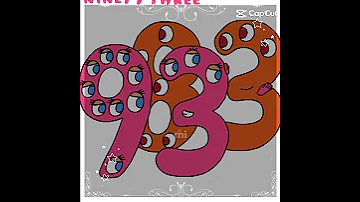 Endless Numbers 83 X 93 For Numberblock54 