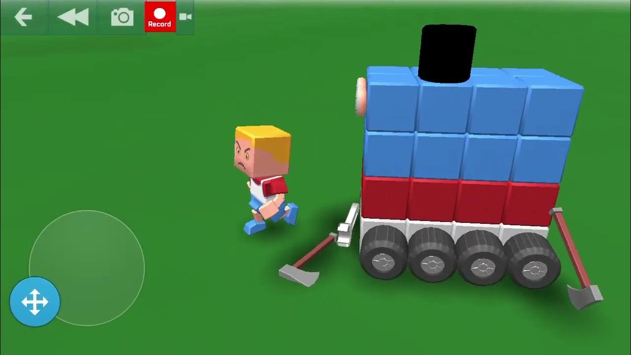 I recreated sam’s room best Thomas & Friends game in Blocksworld secondary server without