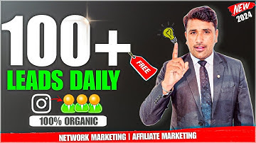 HOW TO GENERATE 100 LEADS DAILY || LEAD GENERATION MASTERY : BOOST YOUR SALES WITH THESE  TECHNIQUE