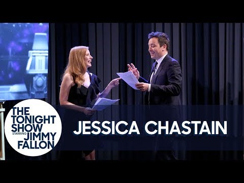 Jessica Chastain Shows Jimmy What It's Like to Play the Female Role