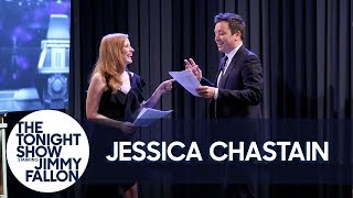 Jessica Chastain Shows Jimmy What Its Like To Play The Female Role