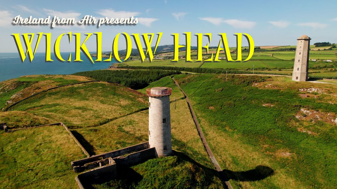 Wicklow Head Lighthouses | Co. Wicklow | Ireland  - DJI Air 2S Drone Video 4K