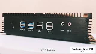 Partaker I4 Industrial Mini PC  Intel i3 4005u 4010u i5 4200u i7 4500u Processor