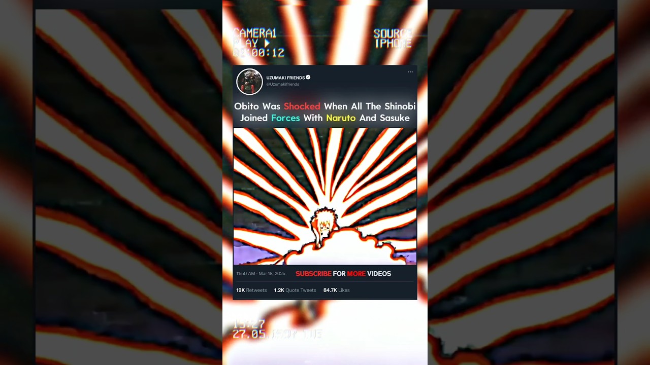 😳 Obito WAS SHOCKED WHEN ALL THE SHINOBI JOINED FORCES WITH NARUTO & SASUKE 