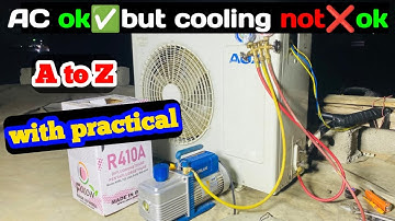 Low Cooling problem in AC? | AC not cooling | Learn to increase cooling in your AC with practical