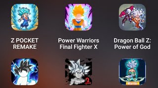 Z POCKET REMAKE,Power Warriors Final Fighter X,Dragon Ball Z: Power of God,Warrior,Super Stick screenshot 3