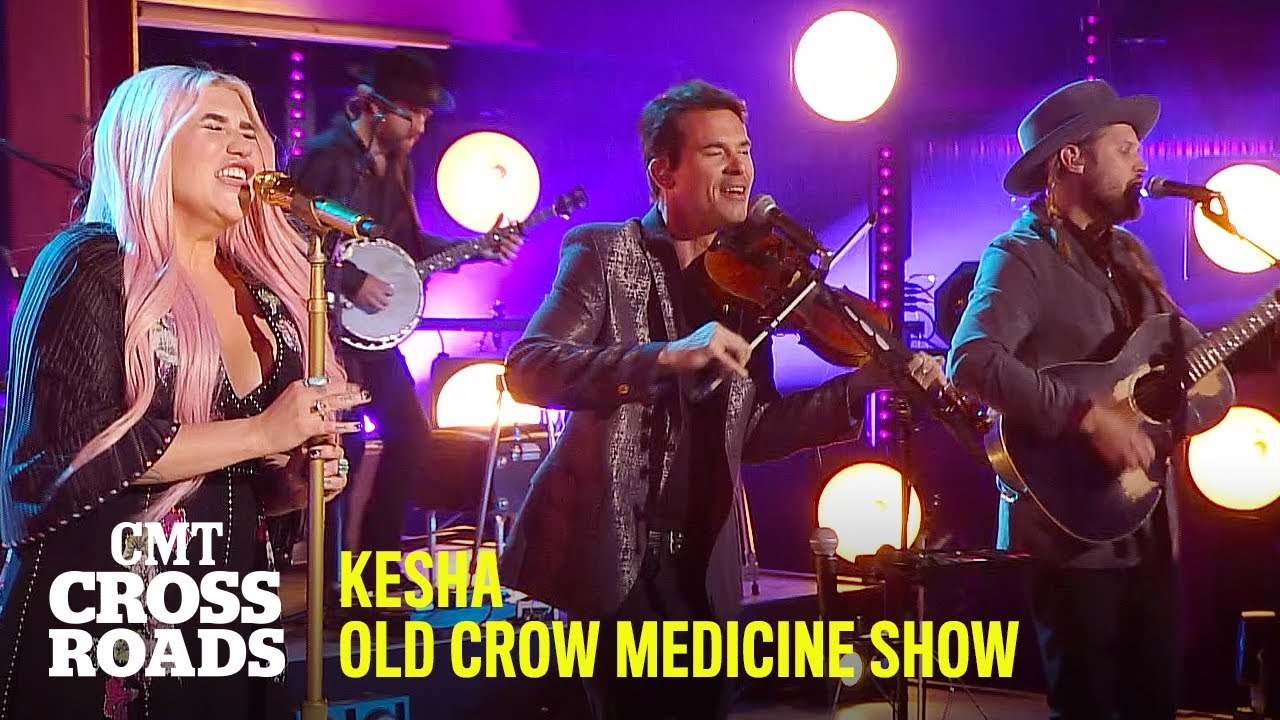 Kesha & Old Crow Medicine Show Perform "Your Love Is My Drug" | CMT Crossroads