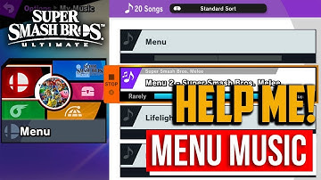 Super Smash Bros Ultimate : How to Change Menu Music