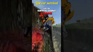 Which car can safely jump over the giant canyon? #CarCrashSimulator #Relax #JustFly